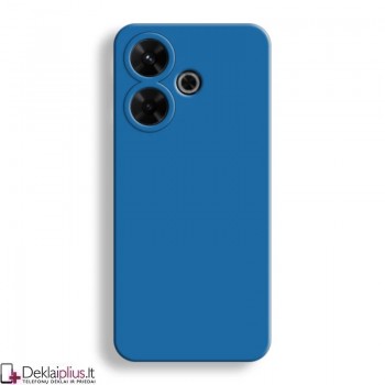 Liquid Air silikoninis mėlynas dėklas - su kameros apsauga (Xiaomi Redmi 13/Redmi Note 13R/Poco M6 4G)